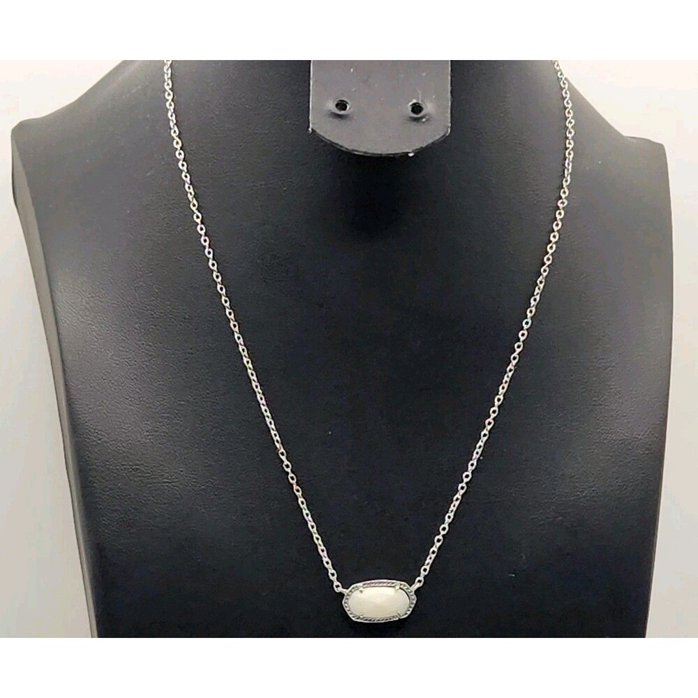 Kendra Scott Elisa Pendant Silver Necklace #8